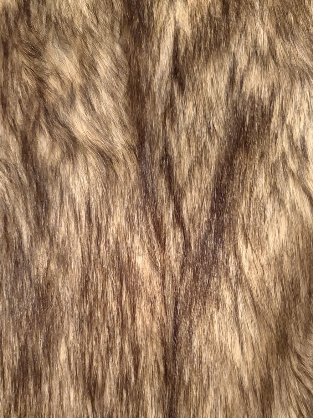 NWT Michael Kors Faux Fur Long Vest - Tan Brown - Picture 4 of 10